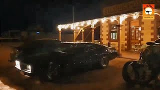 XB Falcon coupe leaving the Silverton Hotel