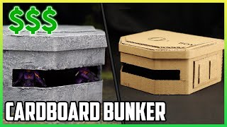 Cheap Warhammer Terrain Bunker - Cardboard Only