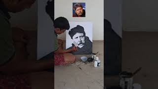 kapil dev portirat painting🙏🙏