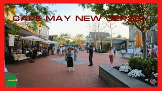 Beautiful Washington Street Mall Cape May New Jersey USA | Walking Tour May 2020