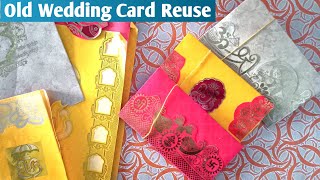 Wedding Card Reuse Idea / How to Make Shagun Envelope From Wedding Card/ Wedding Card Craft