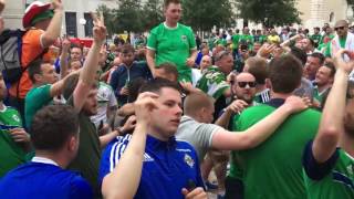 5 german bombers in the air (North Ireland fans)