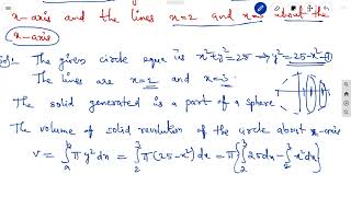 #Polytechnic#Maths-Semister 3#Volume of solid of revolution about the axis#Problems on it...