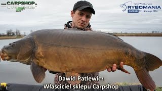 Carpshop na Rybomanii 2016 w Poznaniu - Dawid Patlewicz