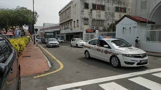 Royal Malaysia Police Escort Bus Melaka