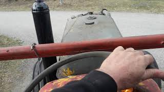 Massey Ferguson 65 MRK 2. Reighte before sandblasting Part 2.