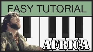 Africa (Toto) | EASY Piano Tutorial | Melodica | Slow