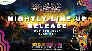 World Creole Music Festival Nightly Lineup Reveal