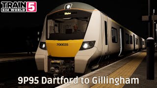 9P95 Dartford to Gillingham - Southeastern High Speed - Class 700 - #TrainSimWorld5