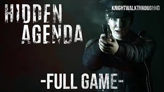 HIDDEN AGENDA FULL GAME | NoCommentary | Gameplay Walkthrough