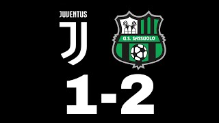 Juventus Sassuolo 1-2. Figura di merda in casa