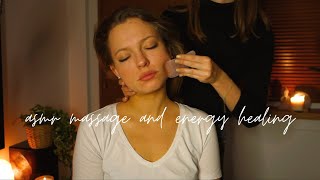 asmr po polsku 🌙 masaż twarzy & głowy pięknej Oli 🌹 *healing energy* (polish whisper)