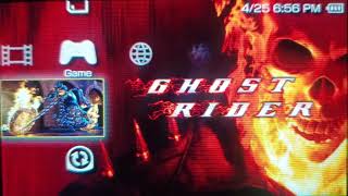 Ghost Rider PSP disc intro