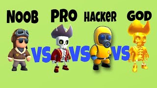 NOOB VS PRO VS HACKER CHALLENGE STUMBLE GUYS  🥰🥰🤩🤩 #stumbleguys #gameplay #gaming #voice #voiceover