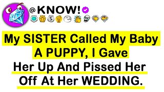 My SISTER Called My Baby A PUPPY, I Gave Her Up And Pissed Her Off At Her WEDDING...