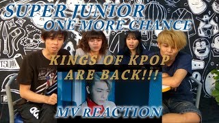 SUPER JUNIOR  비처럼 가지마요 One More Chance MV Reaction | The Legends