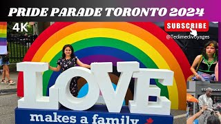 Toronto Pride Parade 2024: Celebrating Diversity and Love| 4K Video