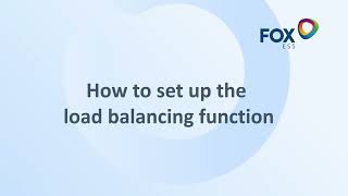 EV Charger Load Balancing APP Setting