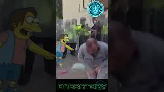 UK Man Hit With Bricks At Protest #shorts #short