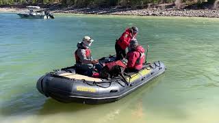 K9 water search and rescue exercise