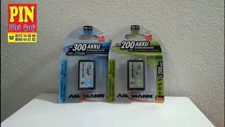 Pin Sạc 9v Ansmann 200mah Màu Đen