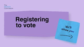 Quick Guide to Voting: Registering to vote in Wales