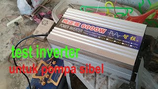 inverter super kuat , 12 vdc to 220 vac . 6000 watt