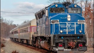 Chasing MBTA Geometry Train on the Old Colony Lines