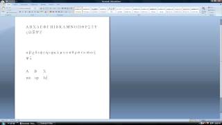 How to easily create a language WITH AN ALPHABET  using only Microsoft word