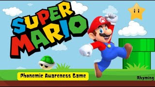 🎮 Mario Listening Game 🎮 | Brain Break | Phonemic Awareness | Rhyming