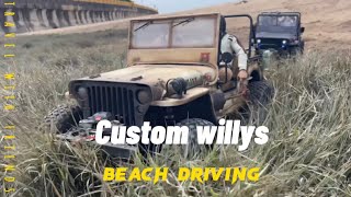 1/6 rc car jeep willys mb off road Emotional driving 감성 주행 full version/함평돌머리해수욕장