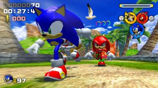 Sonic Heroes: True Widescreen Support Gameplay