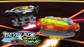 BEYBLADE BURST QUAD DRIVE || RANZO VS. BEL || BELFYRE IN APEX MODE