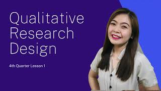 Qualitative Research Design