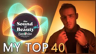 EUROVISION 2022 | My Top 40