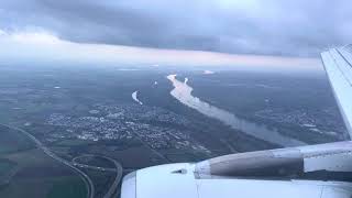 Landing in FRANKFURT | Lufthansa | Airbus A319