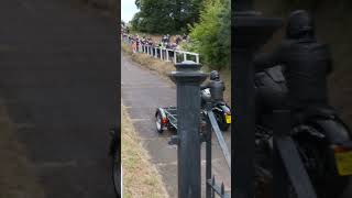 Harley-Davidson Hearse vs Test Hill at Brooklands