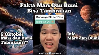 Fakta Planet Mars dan Bumi Bisa Tabrakan || 6 Oktober 2020