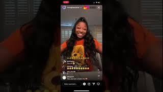 REGINAE CARTER LIVE SPEAKS ON BREAKUP  👀🍵😱 #shorts  #reginae  #viral