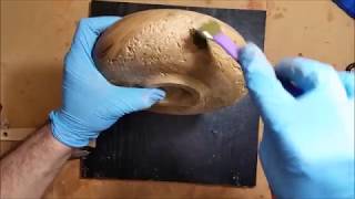 Woodturning - Complete step by step guide on brass powder inlay bowl