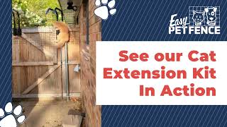 Easy Pet Fence: Cat Extensions for Existing Fences