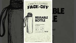 Plastic Bottle VS Reusable Bottle  #shorts