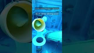 10 m Deep Diving Pool in German Water Park | monte mare Rheinbach Indoor Diving Center #shorts