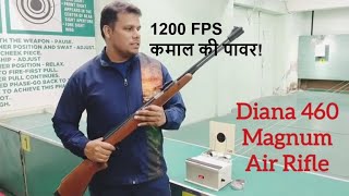 German Diana 460 Magnum Air Rifle Full Review Test Firing | डायना 460 मैग्नम शानदार एयर राइफल