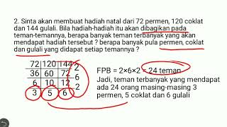 Menggunakan FPB dan KPK dalam kehidupan sehari-hari bag.2