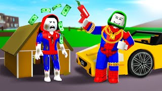 POOR vs RICH SPIDER-MAN Battle | Maizen Roblox | ROBLOX Brookhaven 🏡RP - FUNNY MOMENTS