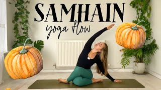 30 minutes 🎃 SAMHAIN & HALLOWEEN YOGA  🎃  Yin Yoga & Journal Prompts