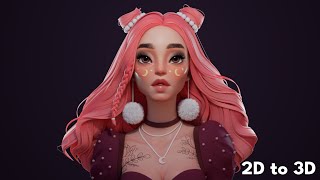 Sculpting Asayris with Zbrush and Blender