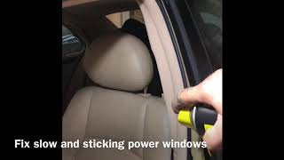 Fix slow and sticking power windows