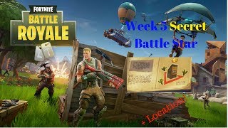 Week 5 *Secret Battle Star* Location - Fortnite Battle Royale